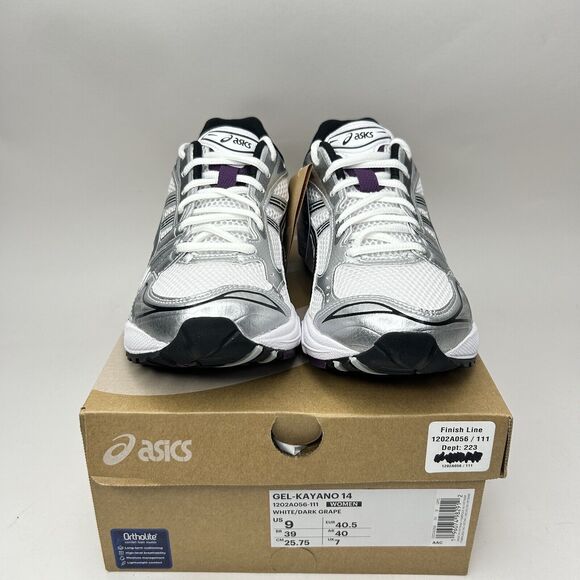 Asics Gel-Kayano 14 Gym Running Sneakers “Dark Grape” 2023 - Picture 2 of 4